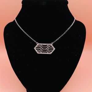 .925 Silver PARIS 1901 & Cubic Zirconia Pendant